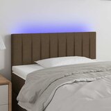  LED uzglavlje tamnosmeđe 90x5x78/88 cm od tkanine | shoptok.hr