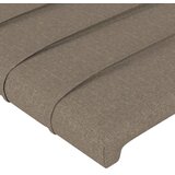  Uzglavlje s ušima smeđesivo 103x23x118/128 cm od tkanine | shoptok.hr