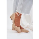 PS1 Low Heel Pumps With Pointed Toes Beige Terilara Cijene