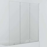  Sklopiva vrata za tuš-kabinu s 3 ploče ESG 130 x 138 cm | shoptok.hr
