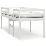  Visoki krevet bijeli 80 x 200 cm od masivne borovine | shoptok.hr
