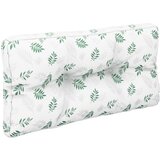  Jastuci za palete 2 kom s uzorkom lišća od tkanine Zelena 70 x 70 x 12 cm | shoptok.hr