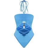 Trendyol swimsuit - blue - plain Cene