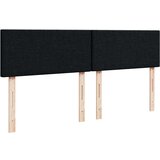 vidaXL Otomanski posteljni okvir z vzmetnico črn 160x200 cm blago | Shoptok.si