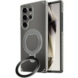 AVIZAR MagSafe ohišje za Galaxy S24 Ultra odporno na udarce zložljivo stojalo, Črna, (5000016252) | Shoptok.si