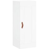  Visoka komoda bijeli 34,5x34x180 cm od konstruiranog drva | shoptok.hr