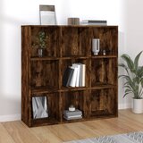 Furnova Knjižna omara dimljeni hrast 98x29x97,5 cm, (21950710) Cene