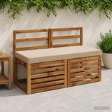  Jastučići za klupe SOEST 2 kom. 100% poliester Pijesak | Shoptok.si
