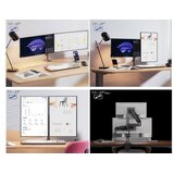 NORTH BAYOU H180 stoni nosač za dva monitora mat crni 17-27 inča | Eponuda.com