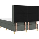 Box spring krevet Tamno siva 140 x 190 cm tkanina | shoptok.hr