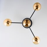Jupiter 2031 - plafonska visilica figaro 4xG9/10W/230V crna/zlatna/bež | Eponuda.com