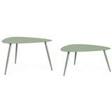 BIZZOTTO Jeklene vrtne mizice v kompletu 2 ks 73,5x77,5 cm Yvonne – | Shoptok.si