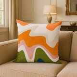 Mila Home Prevleka za blazino 43x43 cm Squiggly Orange – | Shoptok.si