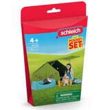 Schleich Schleich: Kampiranje z Kim in njenim kužkom igralni set (42745) | Shoptok.si