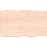 vidaXL Mizna plošča 100x60x2 cm neobdelana trdna hrastovina Cene