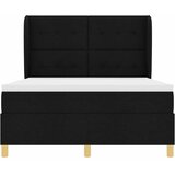  Krevet s opruga kutije s uzglavljem Crna 200 x 140 cm tkanina | shoptok.hr