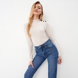 Mohito Rebrasta bluza z gumbi Cene