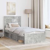  Okvir za krevet s madracem Betonska siva 75 x 190 cm | shoptok.hr
