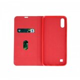  Premium preklopna torbica Samsung Galaxy A41 A415 - rdeča s srebrnim robom | Shoptok.si