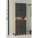 Hanah home cipelarnik Jerma, 63,5 cm, hrast Sonoma / antracit | Eponuda.com