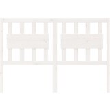 Uzglavlje za krevet bijelo 145,5x4x100 cm od masivne borovine | shoptok.hr