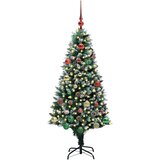 vidaXL Umestno božično drevo Zelena 150 cm PVC, kovina in plastika | Shoptok.si