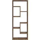 vidaXL Stenska polica rjavi hrast 36x16x90 cm konstruiran les | Shoptok.si