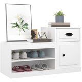 Ormarić za cipele bijeli 100 x 42 x 60 cm od konstruiranog drva | shoptok.hr