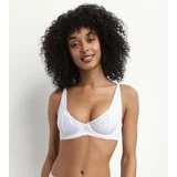 DIM DAILY DENTELLE UNDERWIRE BRA - Women's lace bra - white