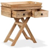  Stranska mizica iz trdnega mangovega lesa 65x40x76 cm, (20828435) | Shoptok.si