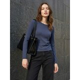 Sinsay Pamučna prugasta bluza s dugim rukavima | shoptok.hr
