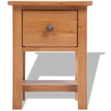  Nočna omarica - Nočna miza 36x30x47 cm trdna hrastovina, (21688837) | Shoptok.si