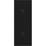 Ormar za montažu na zid 2 pcs Crni hrast 69,5 x 34 x 90 cm | shoptok.hr