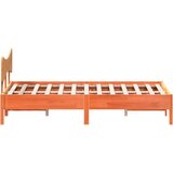  Okvir kreveta bez madraca voštano smeđi 135x190 cm od borovine | shoptok.hr