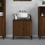 Ormarić za umivaonik boja smeđeg hrasta 58 x 33 x 60 cm drveni | shoptok.hr