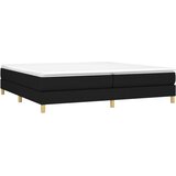  Okvir za krevet s oprugom crni 200x200 cm od tkanine | shoptok.hr