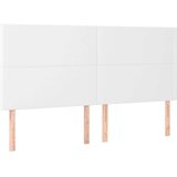  Box spring s madracem LED bijeli 160x200 cm umjetna koža | shoptok.hr