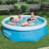 Bestway Bazen za decu sa prstenom na naduvavanje Fast Set 244x66 cm plavi Cene