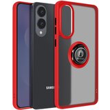 AVIZAR ohišje za samsung galaxy S25 edge magnetic ring translucent back, rdeča, (5000016719) | Shoptok.si