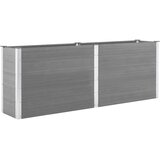 Vrtna posuda za sadnju 250 x 50 x 91 cm WPC siva | Eponuda.com