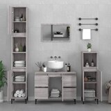 Ormarić za umivaonik boja hrasta sonome 80x33x60 cm drveni | shoptok.hr