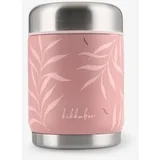 Kikkaboo termo činija za hranu od nerđajućeg čelika 400 ml flora blush ( kkb31092 )