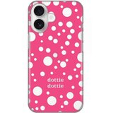  torbica silikonska print skin za iphone 16 6.3 dottie dottie pink Cene