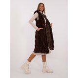 Wool Fashion Italia Vest-AT-KZ-2368-1.07-dark brown | Shoptok.si