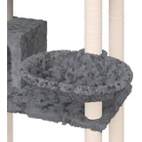  Penjalica za mačke sa stupovima za grebanje tamnosiva 131 cm | shoptok.hr