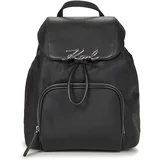 K/SIGNATURE NYLON SM BACKPACK Crna