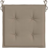  Jastuci za vrtne stolice 6 kom smeđesivi 40x40x4 cm od tkanine | shoptok.hr