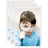 vidaXL foto okvirji 3 kosi stenski/namizni beli 21x29,7 cm MDF cene