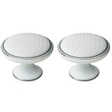  Set okruglih ručki za namještaj (2 Kom., Tip ručke za namještaj: Gumb, Ø x V: 37 x 26 mm, Koža, Ostalo) Cijene