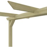  Vrtna pergola od impregnirane borovine 360 x 200 x 60 cm | Eponuda.ba